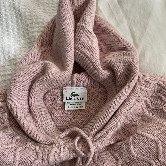 Lacoste Hooded Sweater Size 38 - Picture 5 of 8
